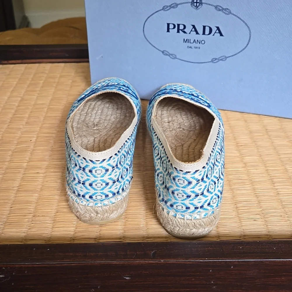 PRADA Logo Espadrilles - Picture 3 of 4